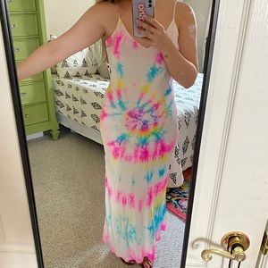 Dannijo Tie Dye slip dress